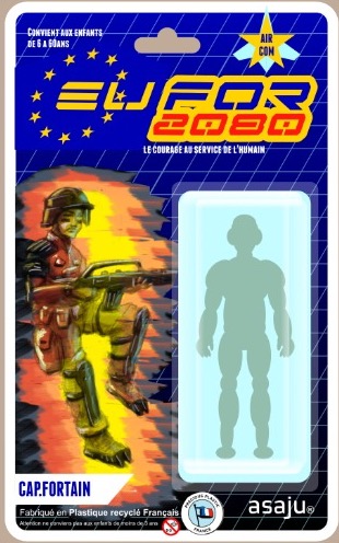 Prototype de blister EuFor avec silhouette provisoire